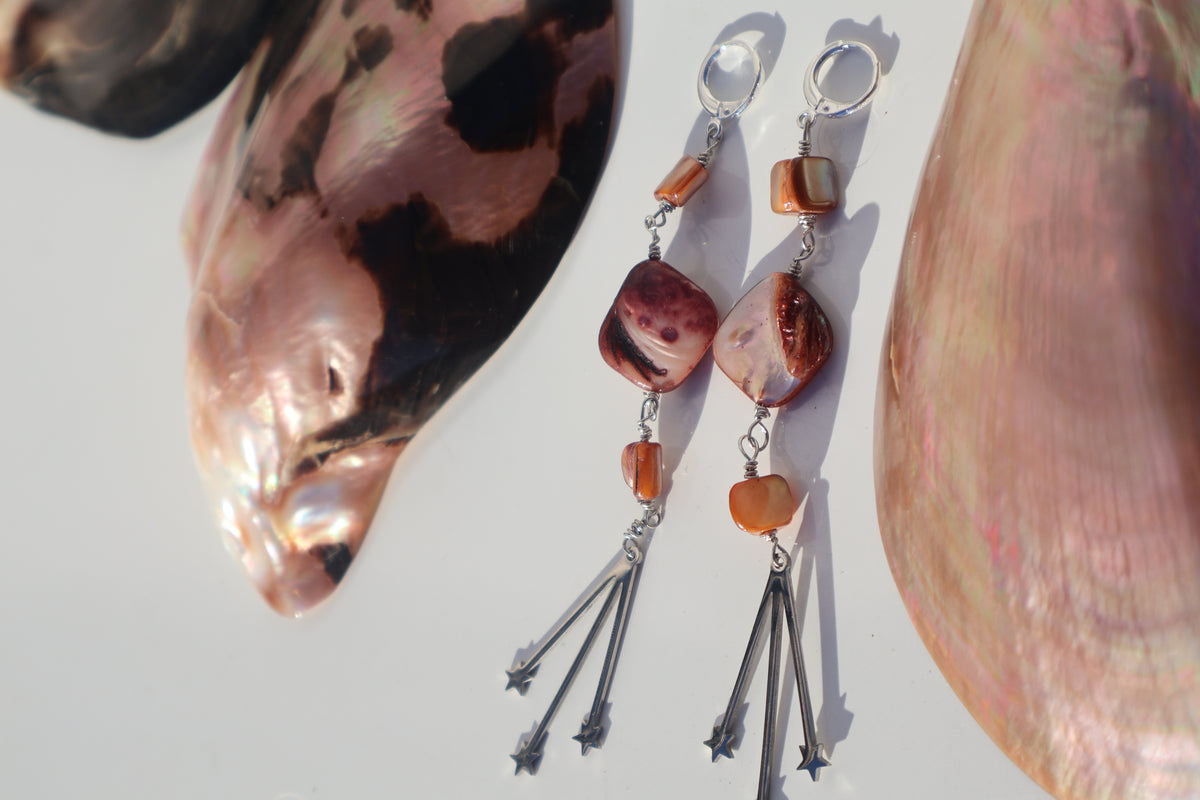 Tide Celestial Silver Dangles