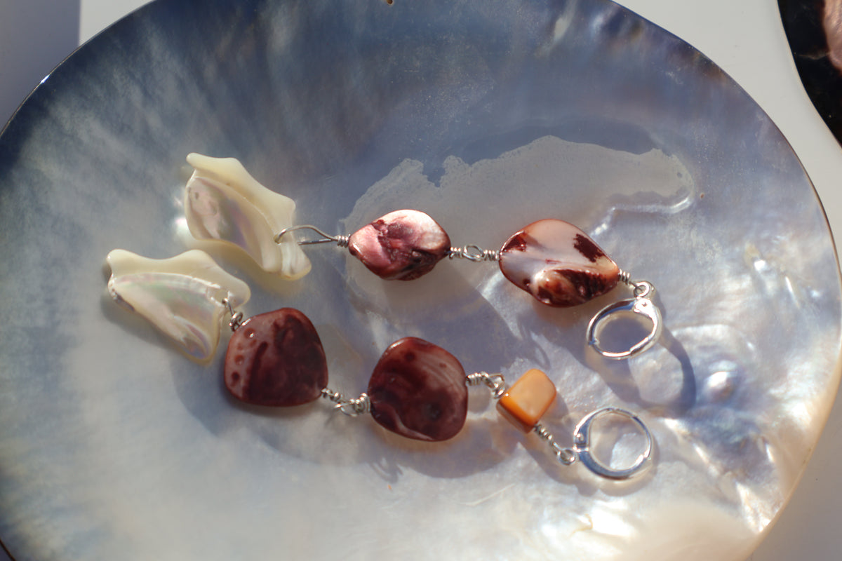 Tide Shell Cascade Earrings