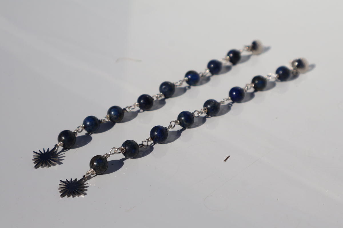 Midnight Sun Stone Dangles