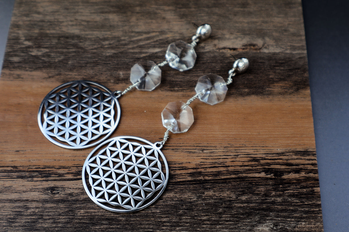 Sacred Light Crystal Dangles