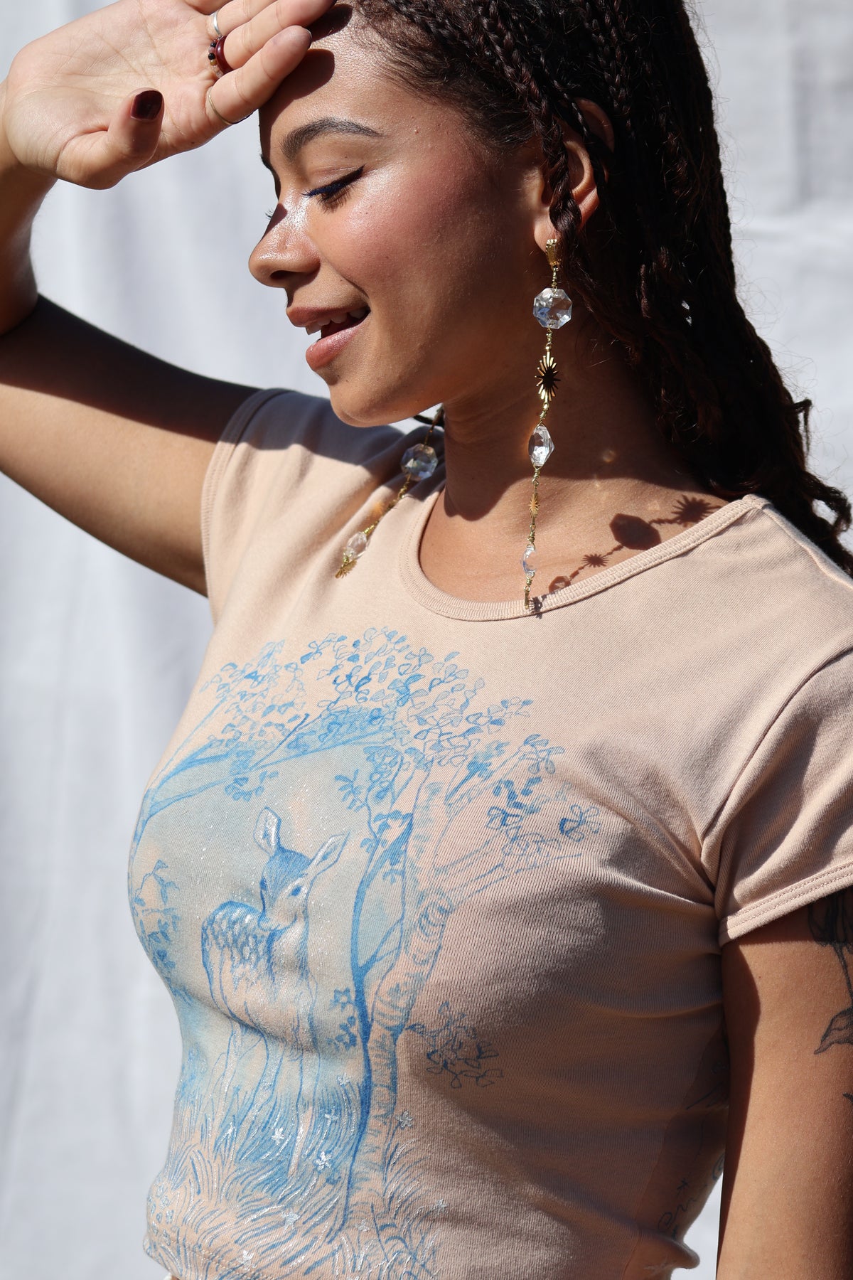Solar Cascade Crystal Dangles