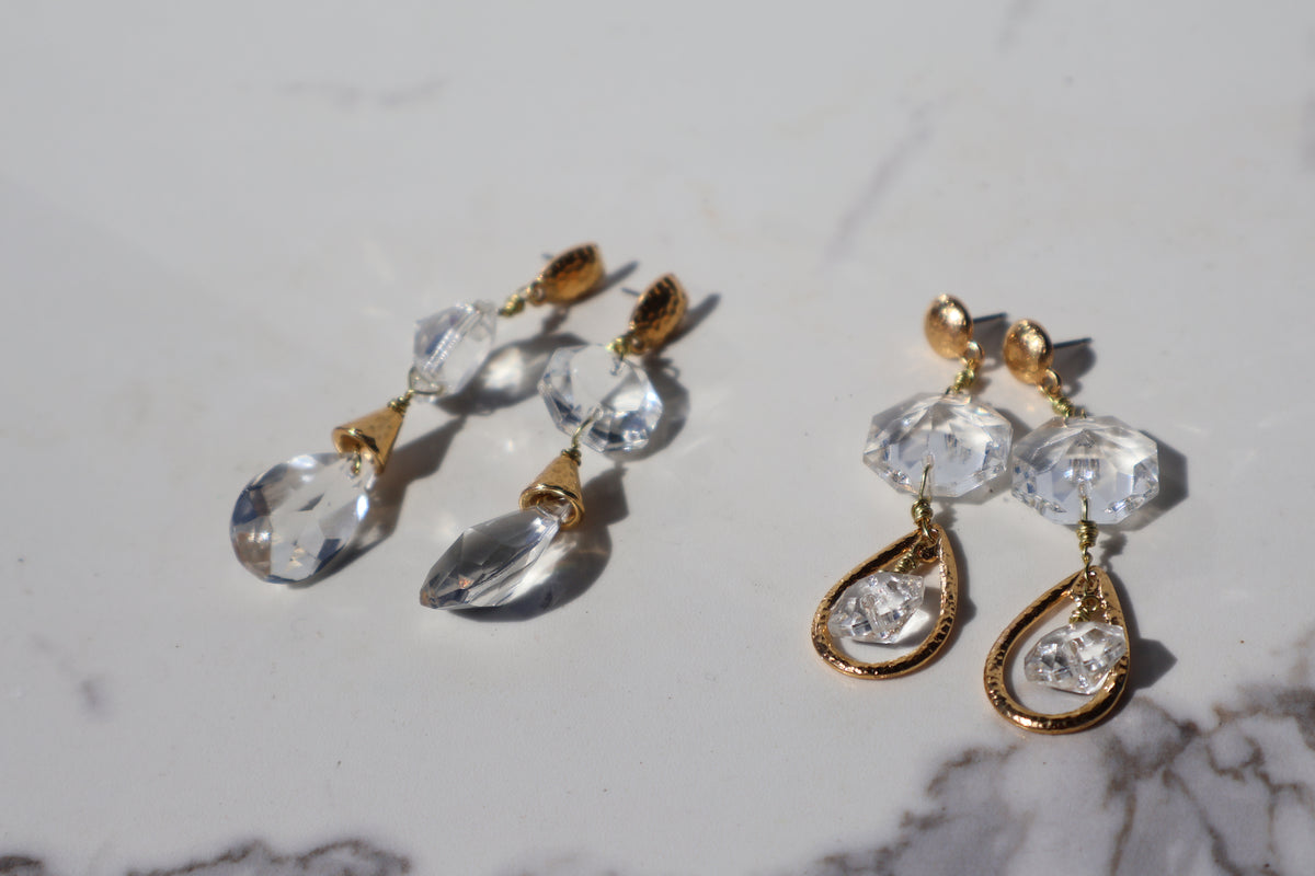 Gilded Light Crystal Dangles