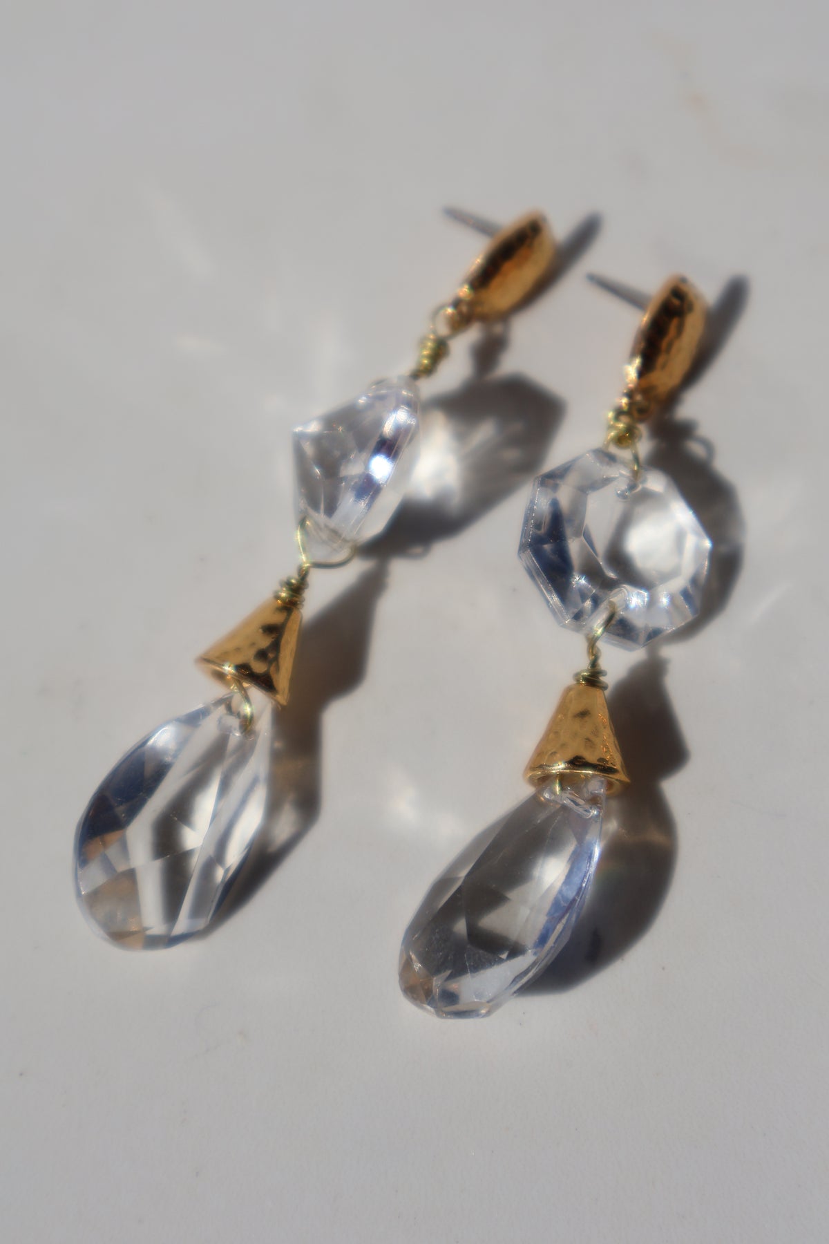 Gilded Light Crystal Dangles