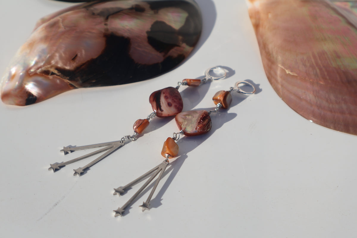 Tide Celestial Silver Dangles