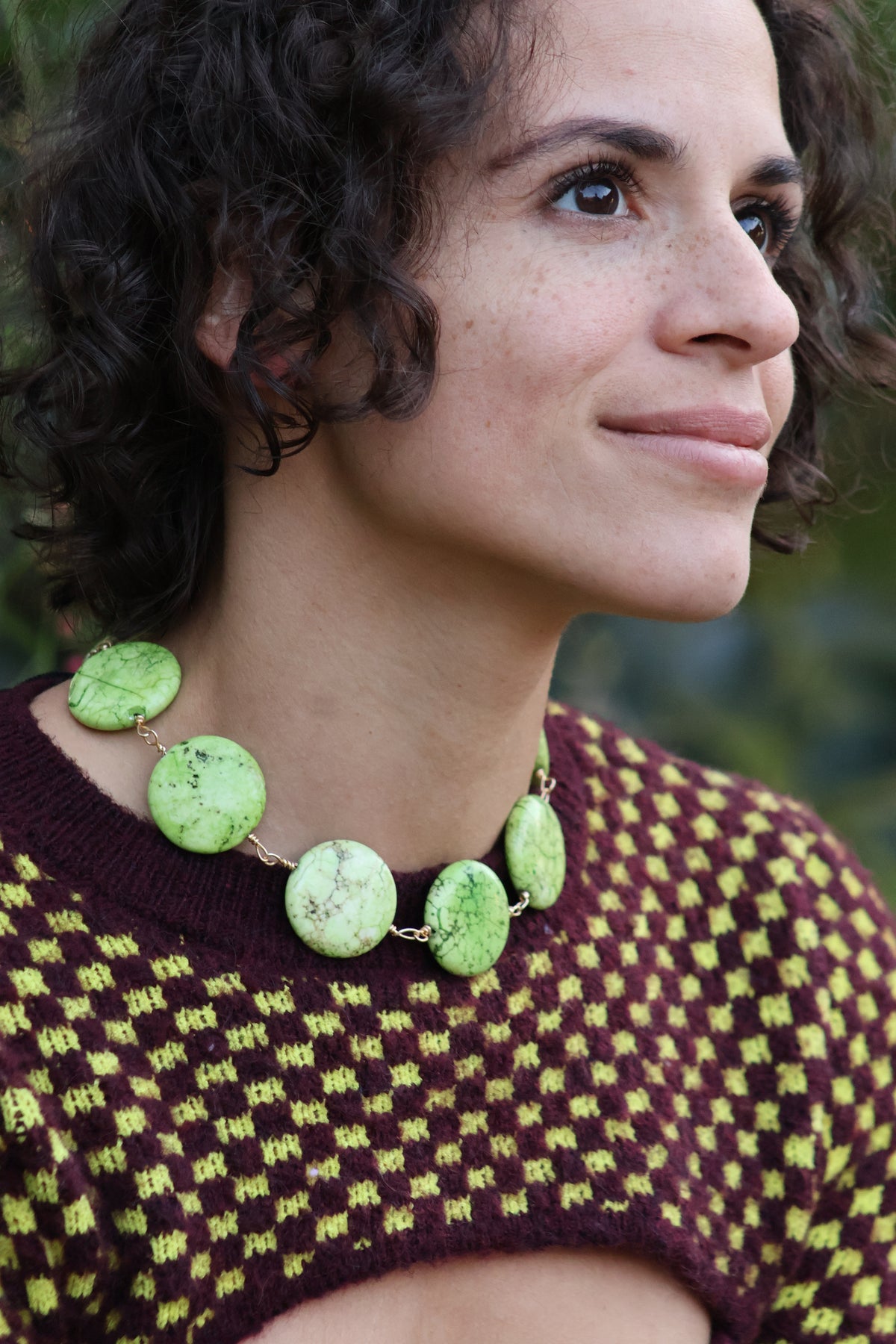 Verdant Stone Statement Choker