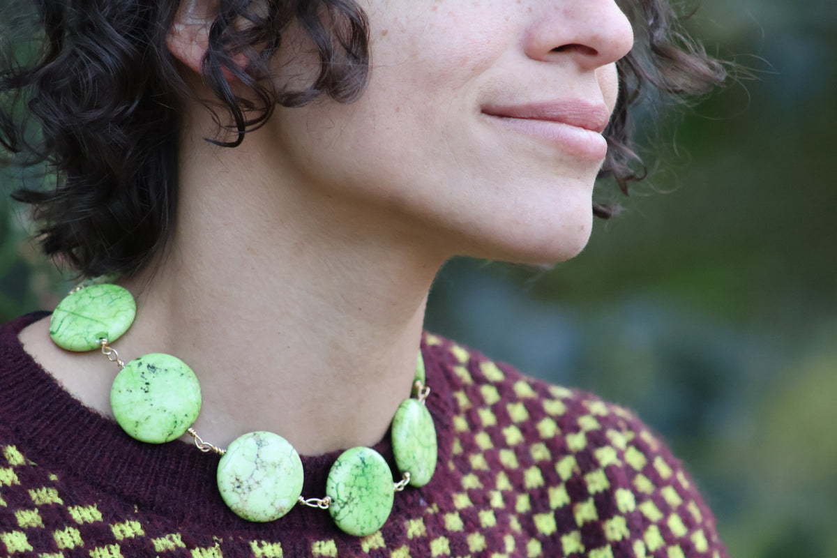 Verdant Stone Statement Choker