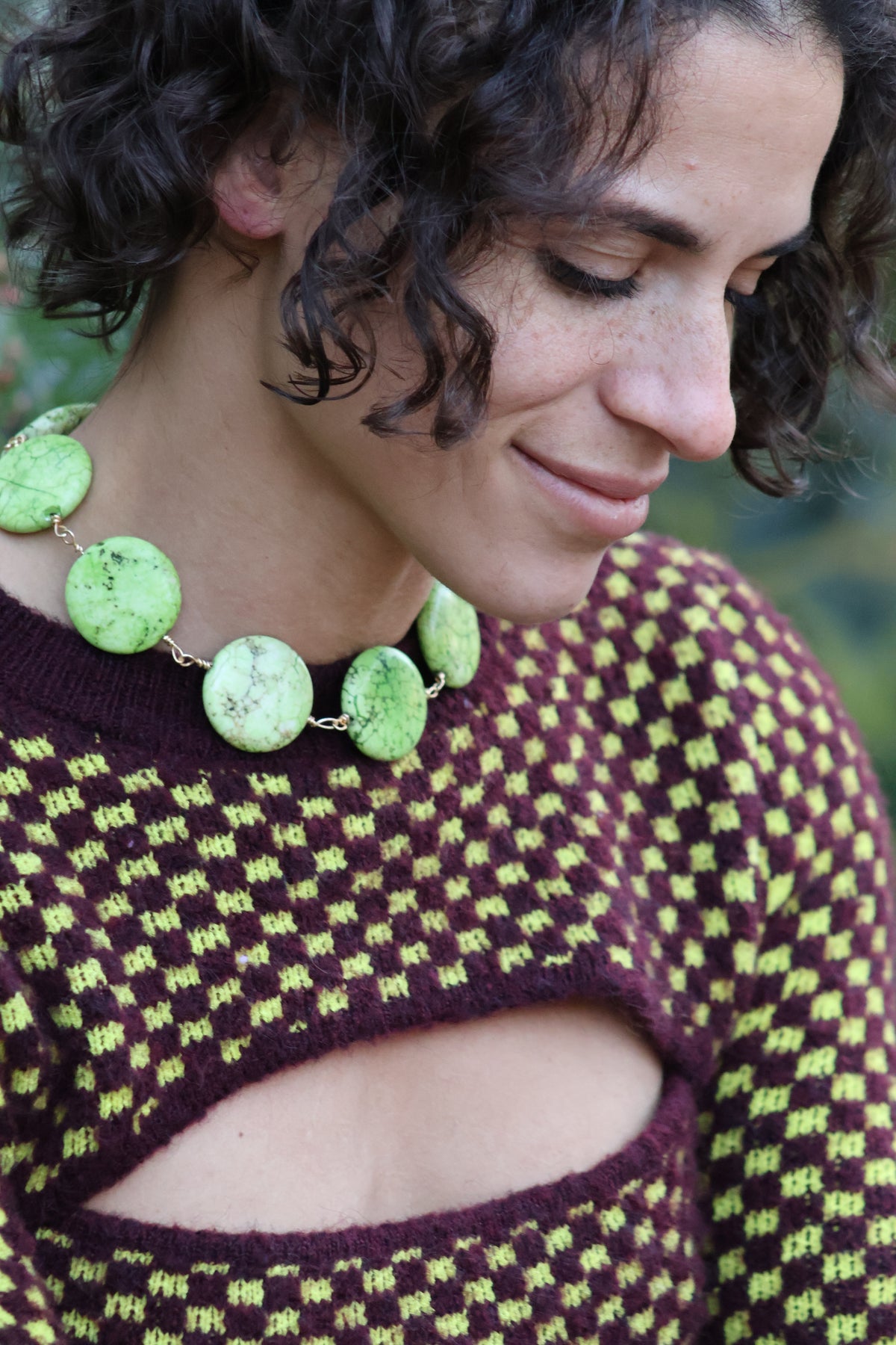 Verdant Stone Statement Choker