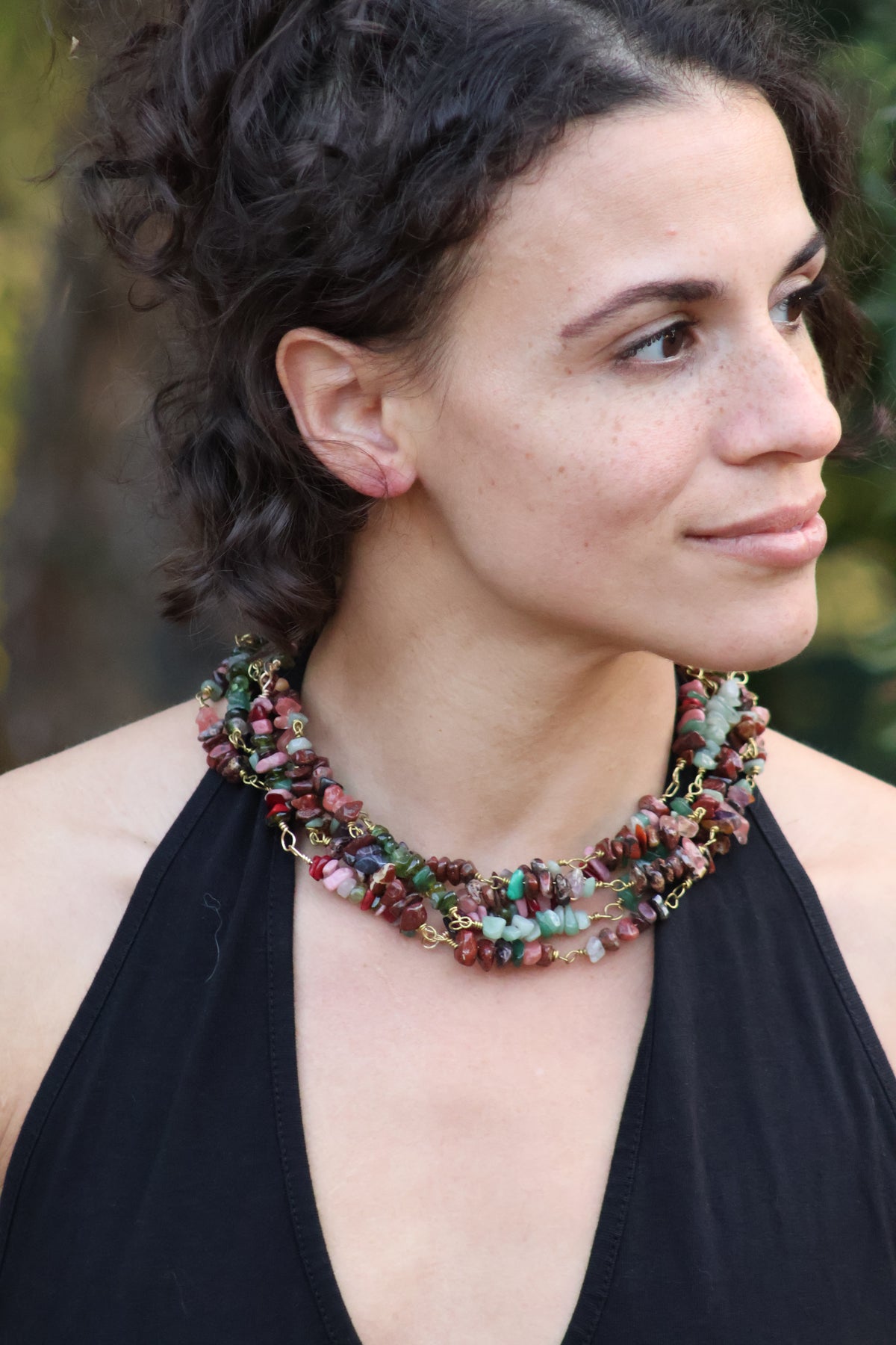 Earth Ritual Multi-Stone Choker