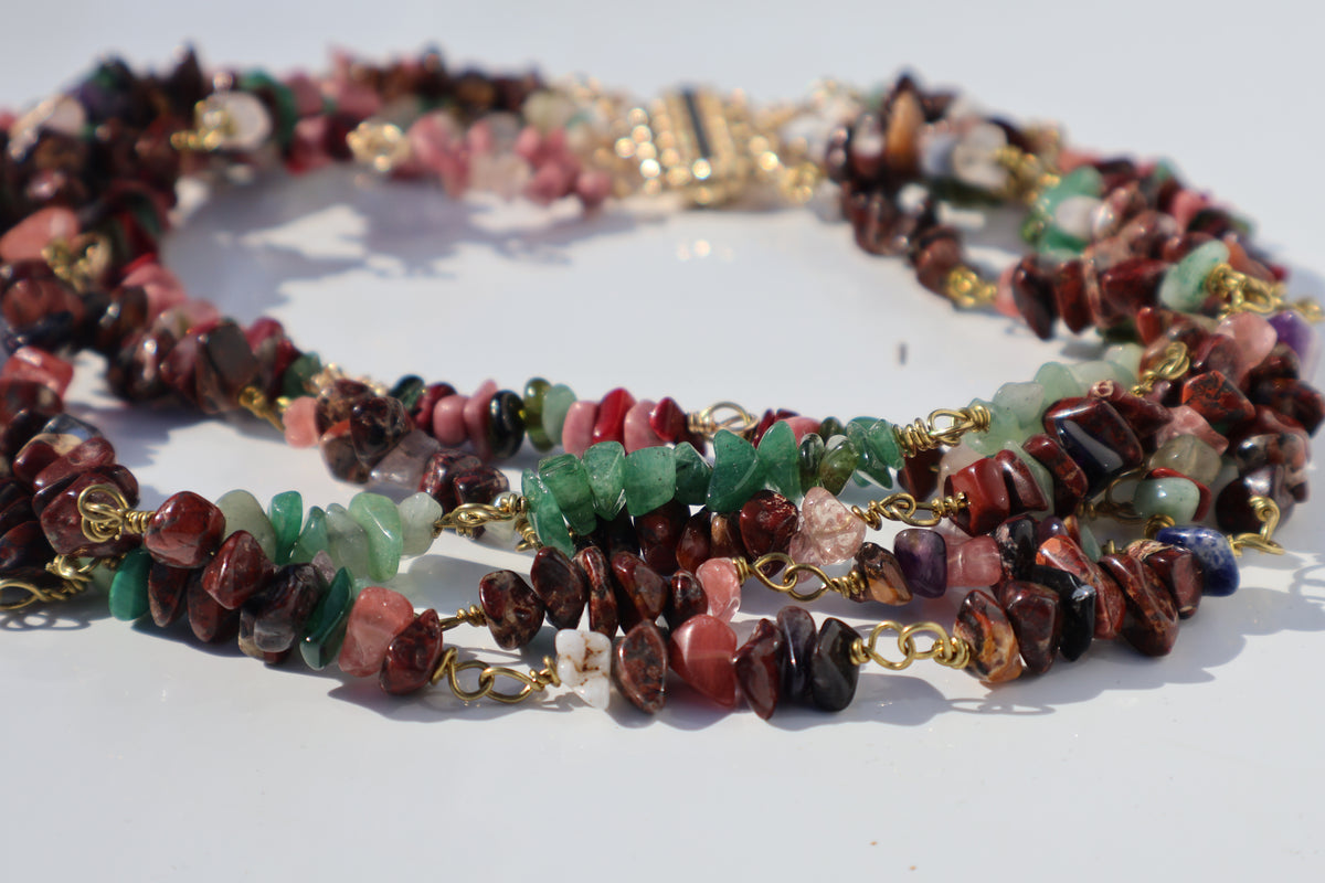 Earth Ritual Multi-Stone Choker