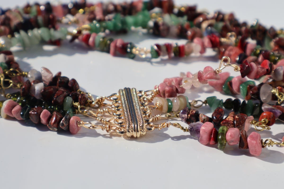 Earth Ritual Multi-Stone Choker