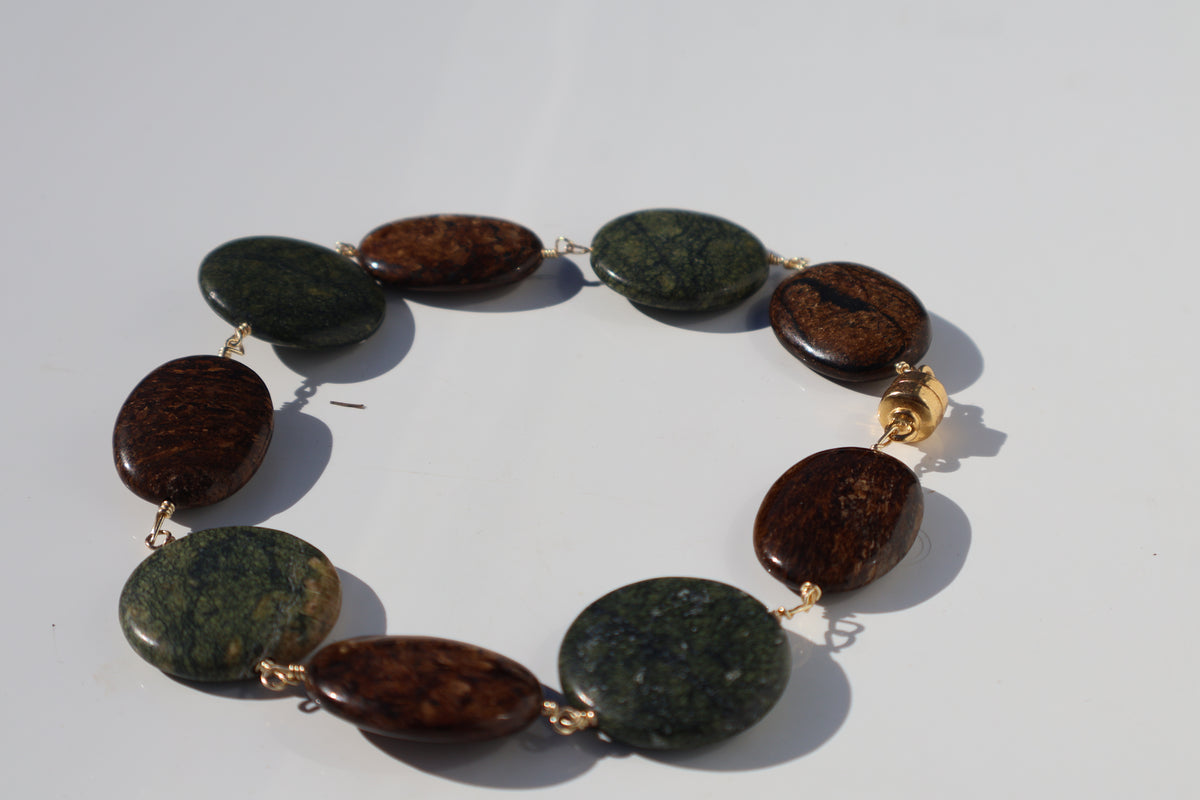 Forest Relic Stone Choker