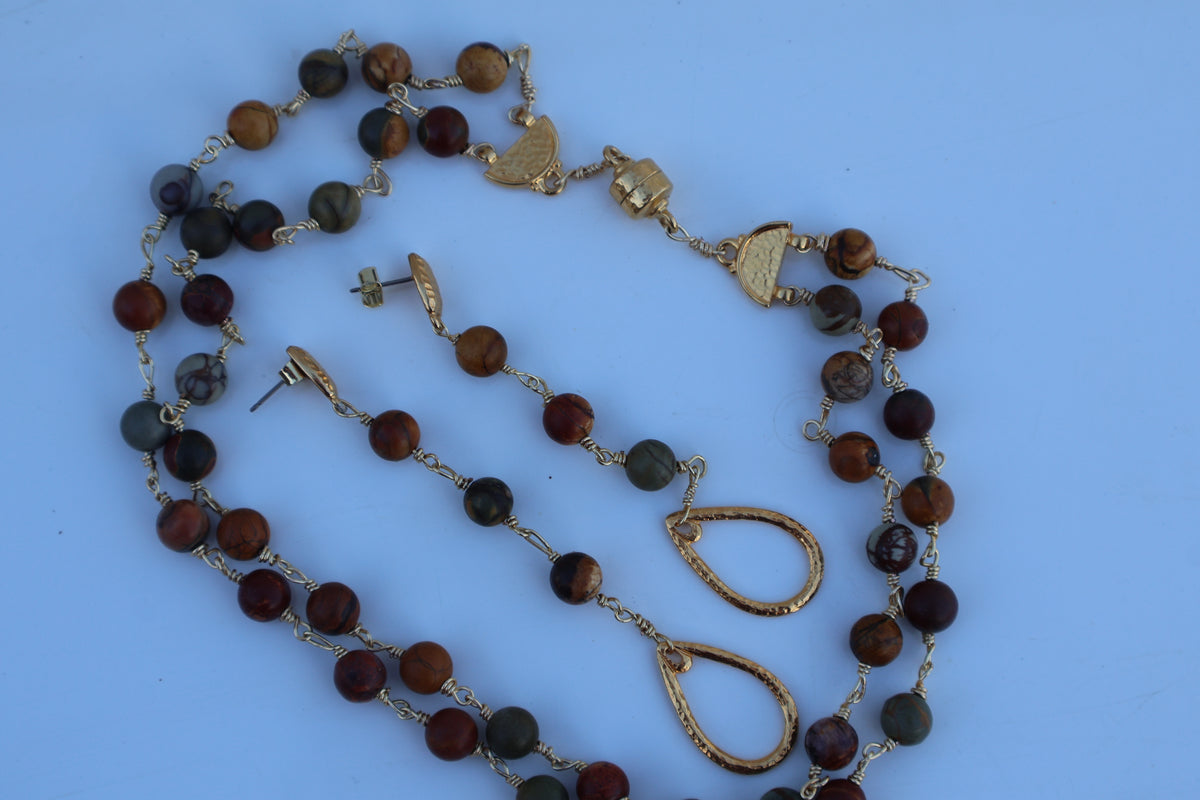 Earthbound Stone Jewelry Set
