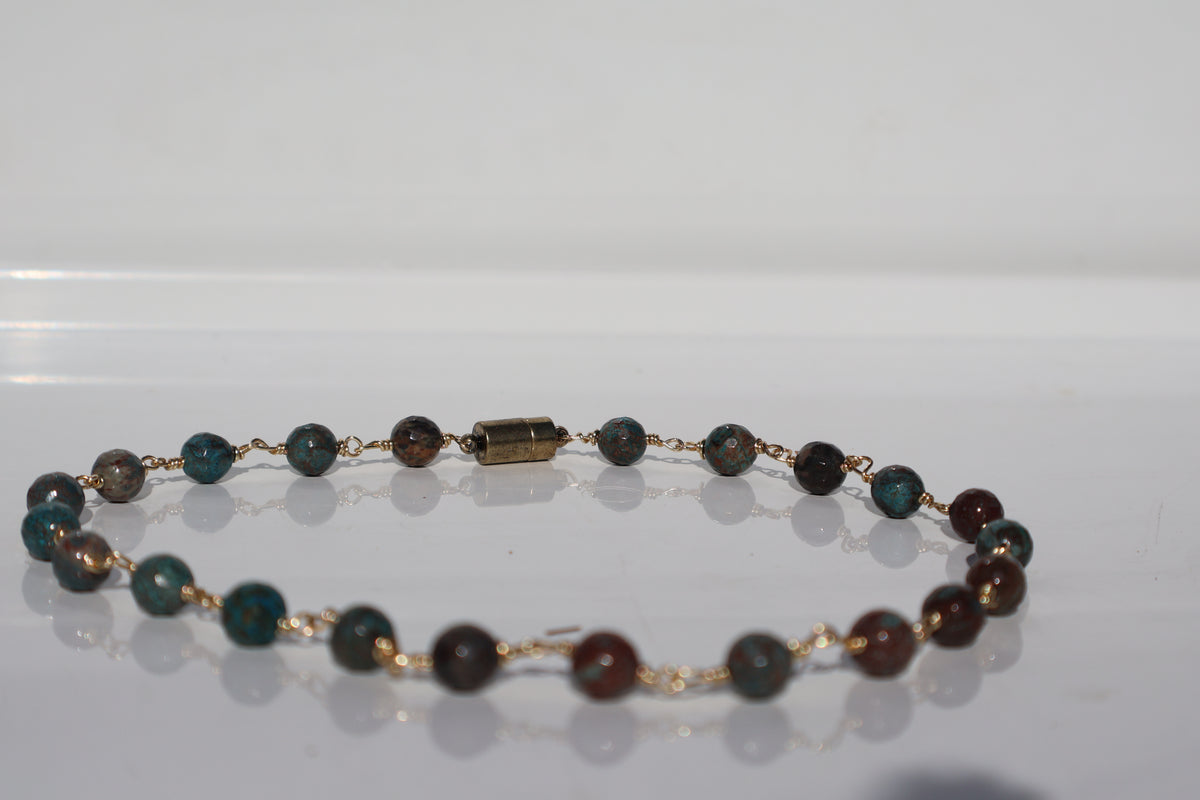 Verdigris Stone Choker